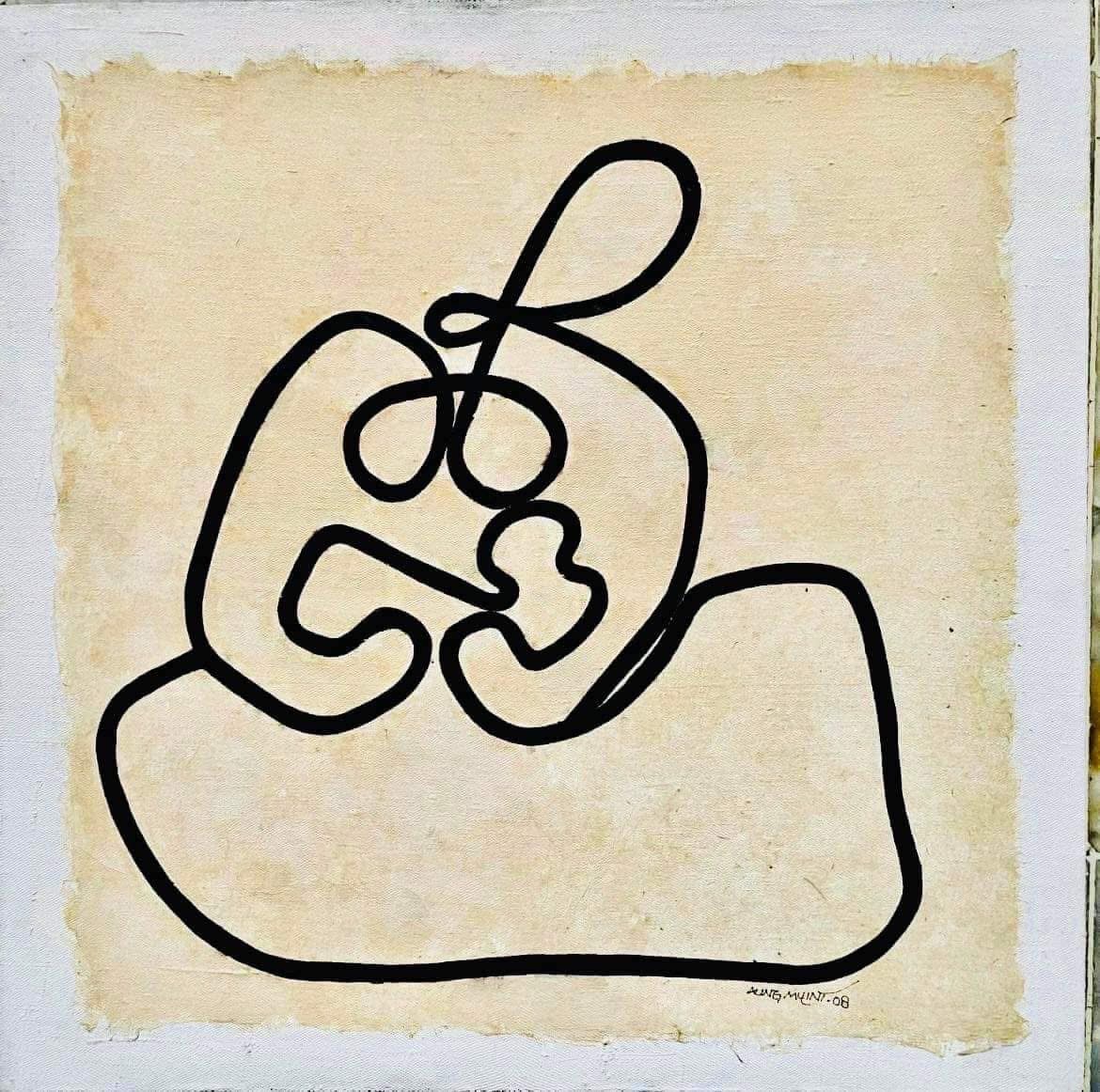 Mother and Child, by Aung Myint