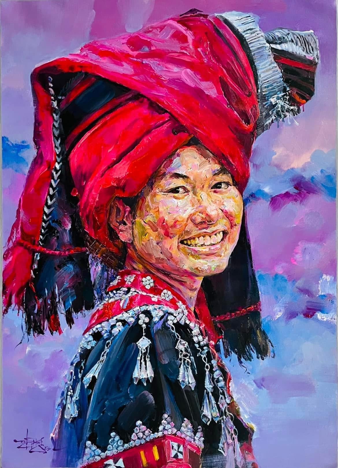 The Smile of a Lady, by Tin Shwe Cho
