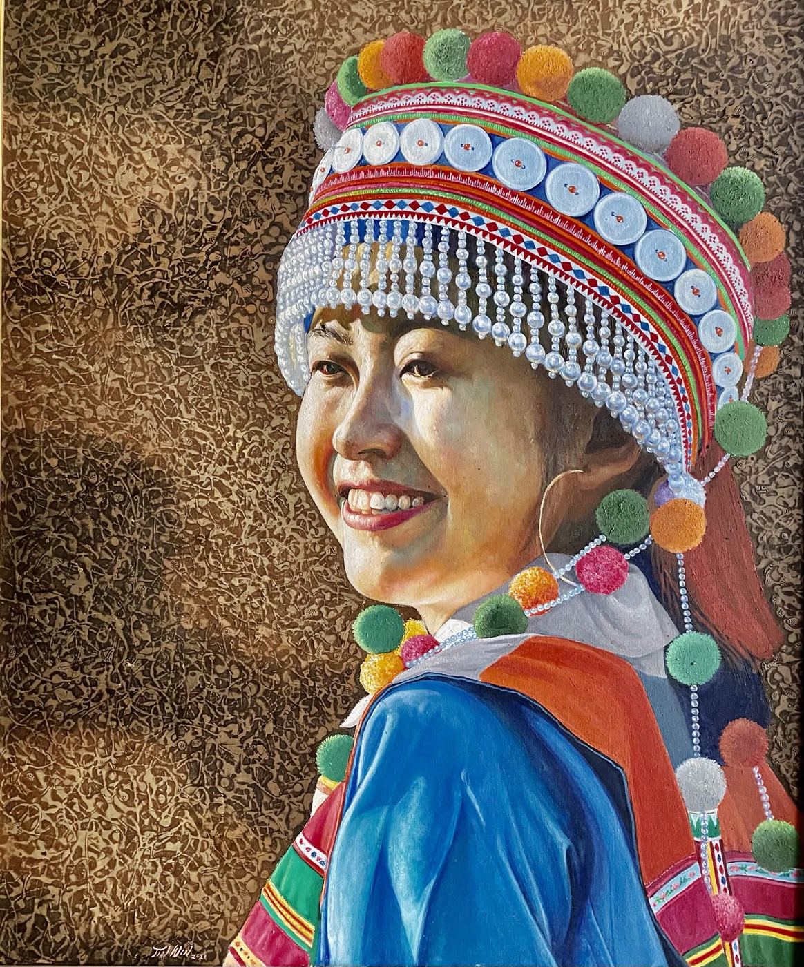 Festival Headdress, by Tin Win