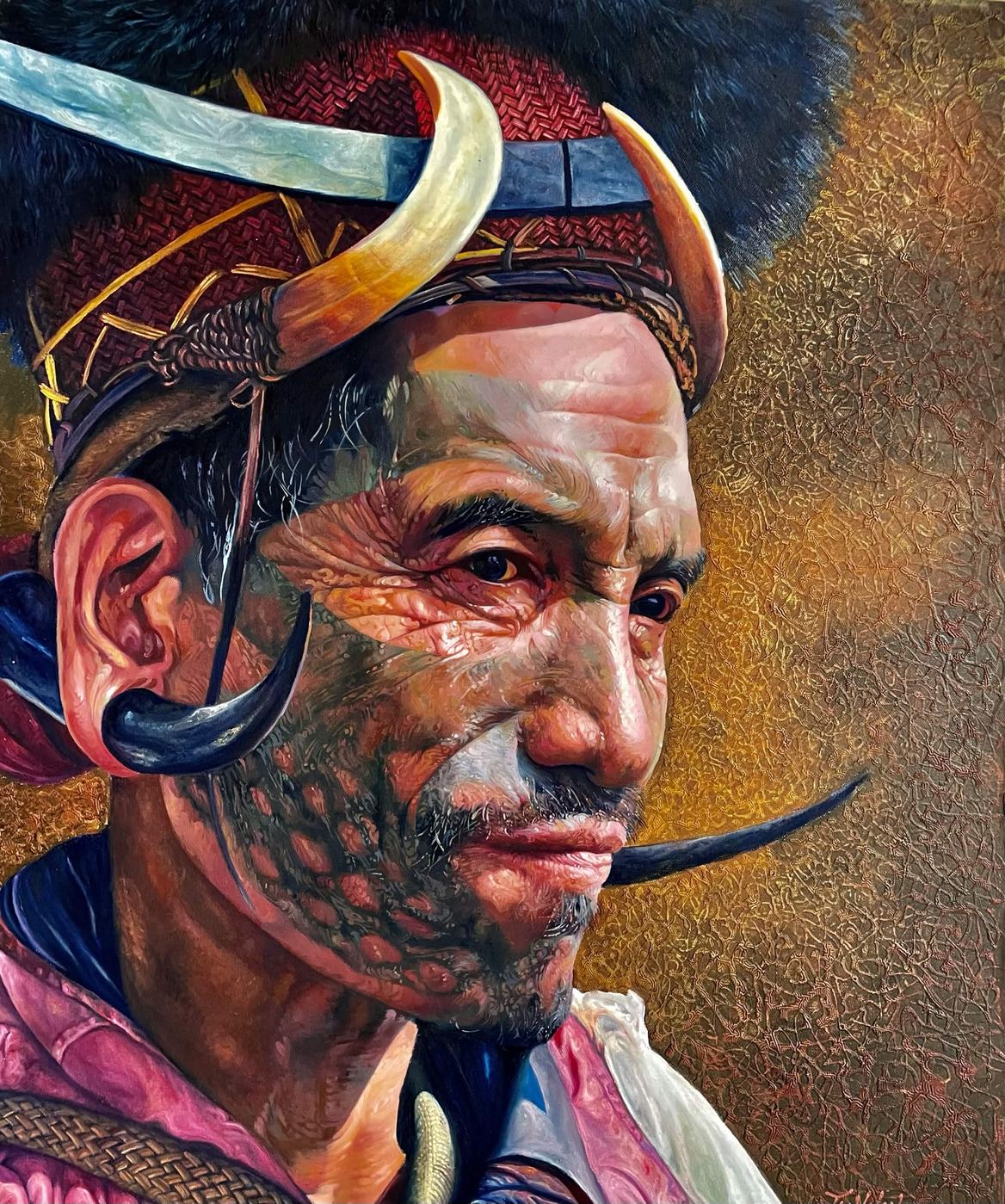Tattooed Face, by Tin Win